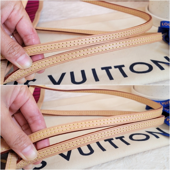 💕CLASSIC Louis Vuitton Neverfull MM Monogram "PEONY/Hot Pink Interior" Tote Bag - Picture 6 of 16